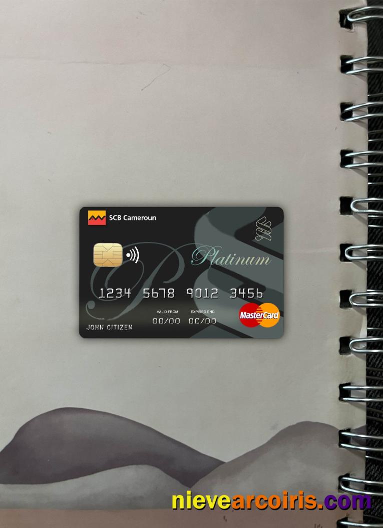 Cameroon SCB bank mastercard photolook